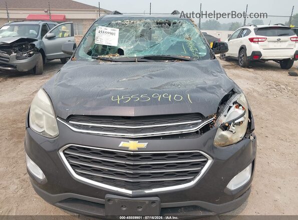 2GNFLFEK4G6190053 2016 CHEVROLET EQUINOX Gray Вид щитка приладів