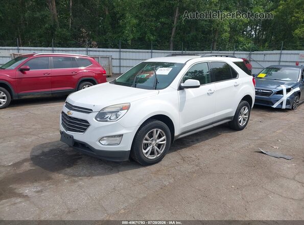 2GNFLFEK4G6252809 2016 CHEVROLET EQUINOX White წინა მარცხენა ხედი სამი მეოთხედიდან
