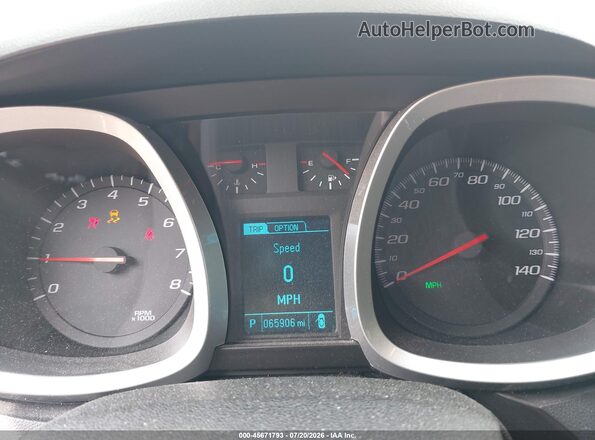 2GNFLFEK4G6252809 2016 CHEVROLET EQUINOX White უკანა სავარძლების ხედი
