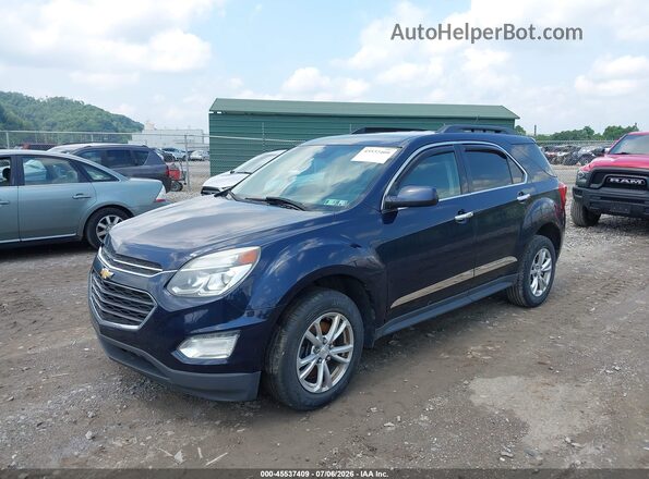 2GNFLFEK4H6323718 2017 CHEVROLET EQUINOX Dark Blue წინა მარცხენა ხედი სამი მეოთხედიდან