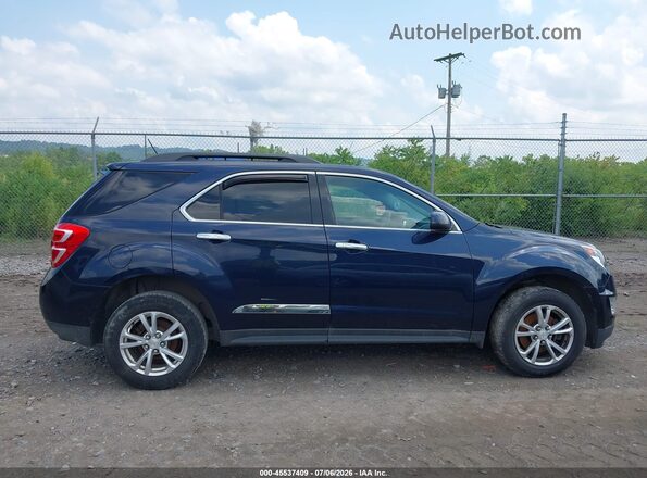 2GNFLFEK4H6323718 2017 CHEVROLET EQUINOX Dark Blue უკანა სალონის ხედი