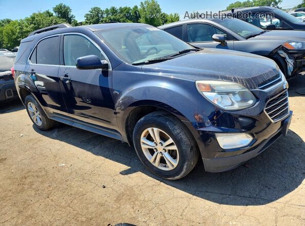 2GNFLFEK5H6231064 2017 CHEVROLET EQUINOX Синий Передняя правая четверть