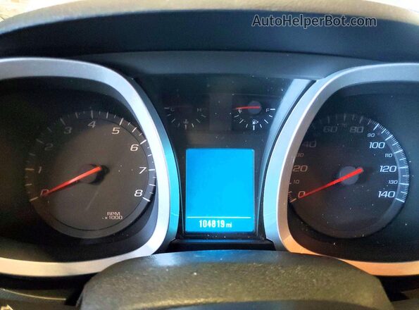 2GNFLFEK5H6246809 2017 CHEVROLET EQUINOX Beige Instrument cluster view