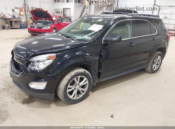 2GNFLFEK6G6357688 2016 CHEVROLET EQUINOX Black წინა მარცხენა ხედი სამი მეოთხედიდან