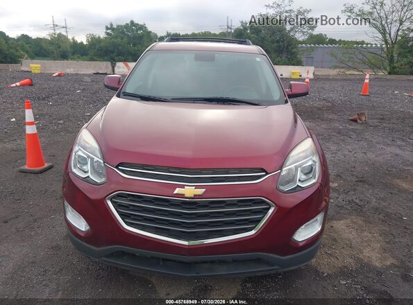 2GNFLFEK6H6126453 2017 CHEVROLET EQUINOX Красный Вид щитка приборов