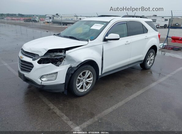 2GNFLFEK7G6161887 2016 CHEVROLET EQUINOX White წინა მარცხენა ხედი სამი მეოთხედიდან