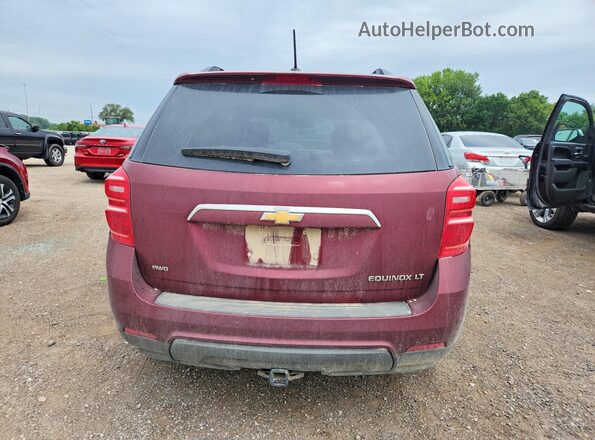 2GNFLFEK7G6227841 2016 CHEVROLET EQUINOX Burgundy უკანა ხედი