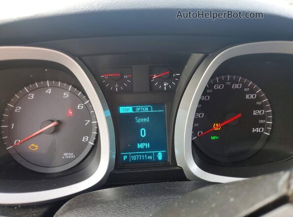 2GNFLFEK7H6151426 2017 CHEVROLET EQUINOX Белый Вид щитка приборов