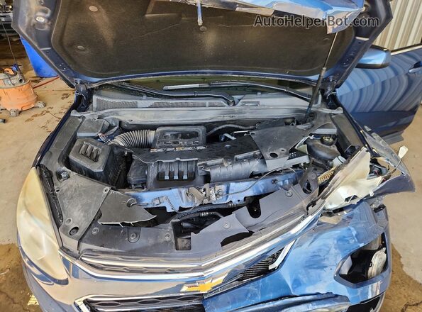 2GNFLFEK7H6233446 2017 CHEVROLET EQUINOX Blue Widok komory silnika