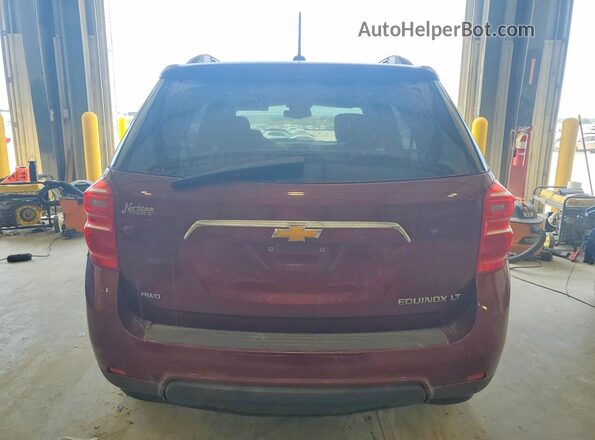 2GNFLFEKXG6136563 2016 CHEVROLET EQUINOX Maroon Rear view