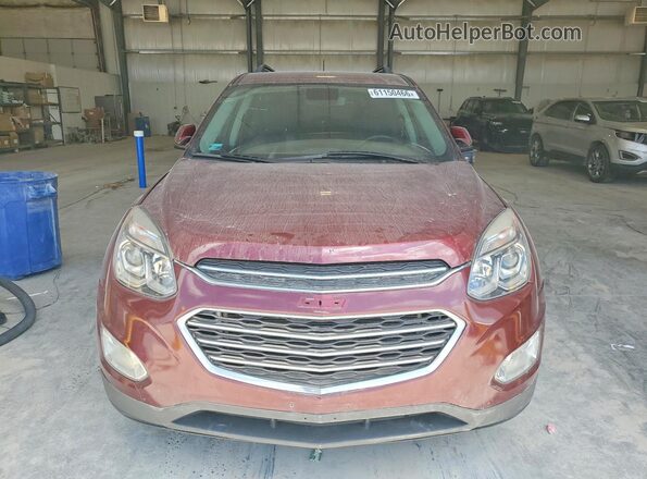 2GNFLFEKXG6136563 2016 CHEVROLET EQUINOX Maroon Front view