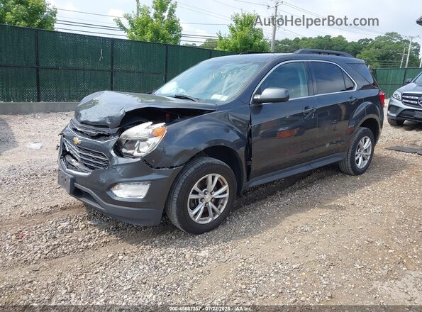 2GNFLFEKXH6182248 2017 CHEVROLET EQUINOX Gray წინა მარცხენა ხედი სამი მეოთხედიდან