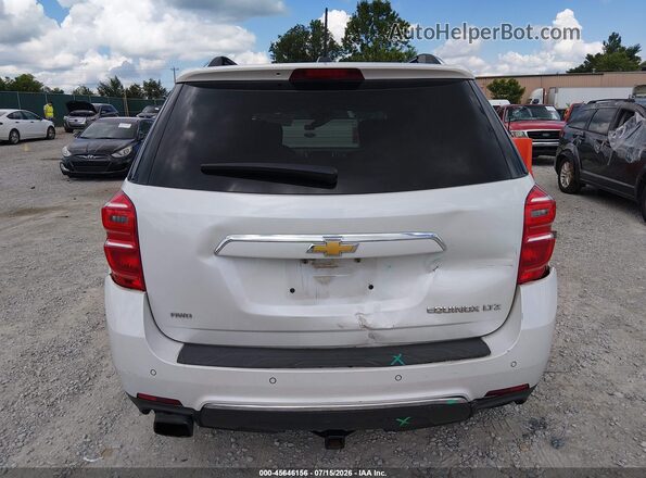 2GNFLGE30G6180344 2016 CHEVROLET EQUINOX White ხელსაწყოთა პანელის ხედი