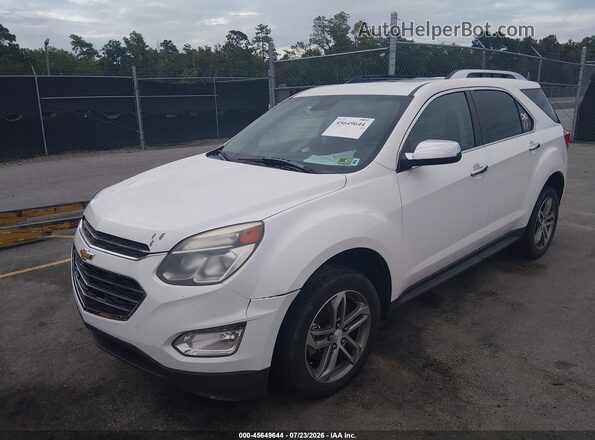 2GNFLGE31G6186735 2016 CHEVROLET EQUINOX White Vista tres cuartos delantera izquierda