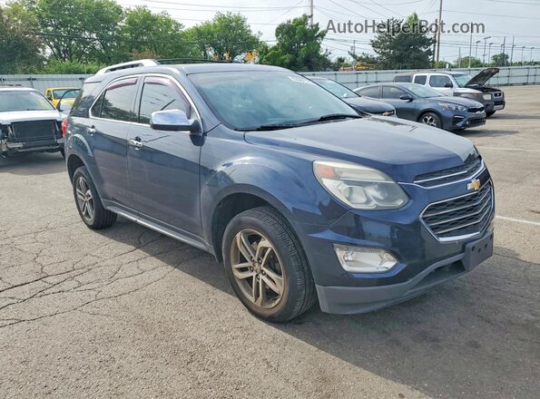 2GNFLGEK4H6158324 2017 CHEVROLET EQUINOX Blue Delantero derecho