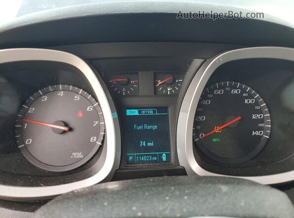 2GNFLGEK4H6158324 2017 CHEVROLET EQUINOX Blue Vista del cuadro de instrumentos