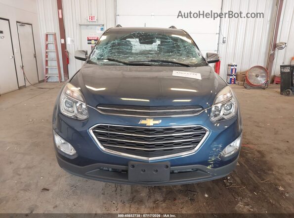 2GNFLGEK8G6313567 2016 CHEVROLET EQUINOX Blue Вид щитка приладів