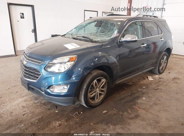2GNFLGEK8G6313567 2016 CHEVROLET EQUINOX Blue Передня ліва чверть