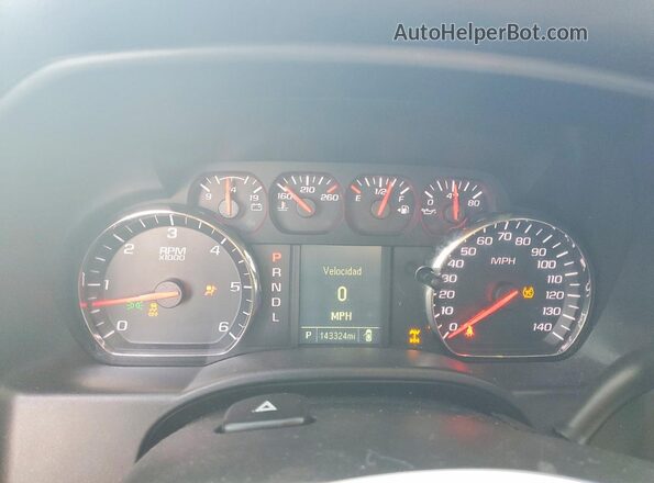 2GTV2LEC4K1170017 2019 GMC SIERRA Black Instrument cluster view