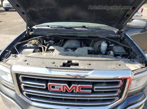 2GTV2MEC6K1100508 2019 GMC SIERRA Charcoal Rear interior view