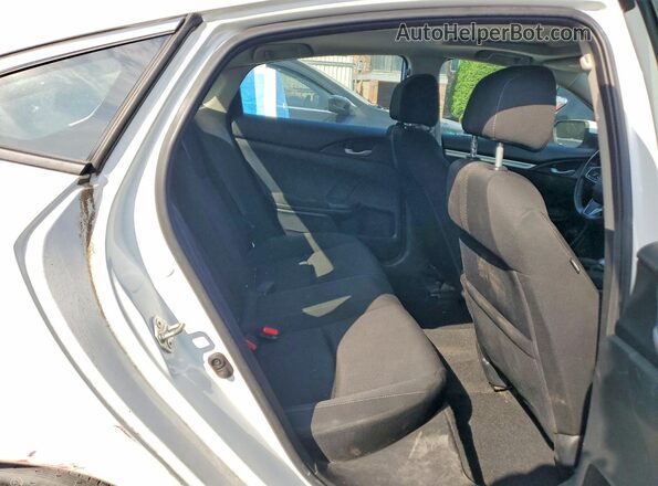 2HGFC1E34JH643248 2018 HONDA CIVIC White Widok tylnych siedzeń