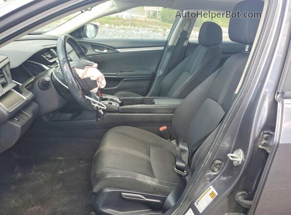 2HGFC1E35JH646577 2018 HONDA CIVIC Gray Front interior view