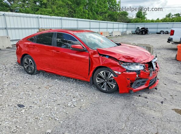 2HGFC1E37HH638121 2017 HONDA CIVIC Red Delantero derecho