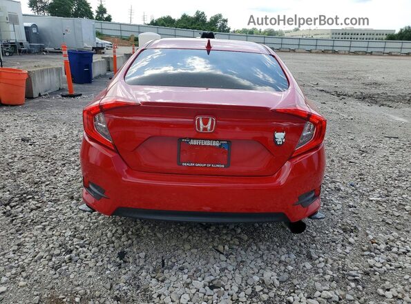 2HGFC1E37HH638121 2017 HONDA CIVIC Red Vista trasera