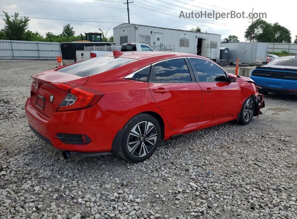 2HGFC1E37HH638121 2017 HONDA CIVIC Red Trasero derecho
