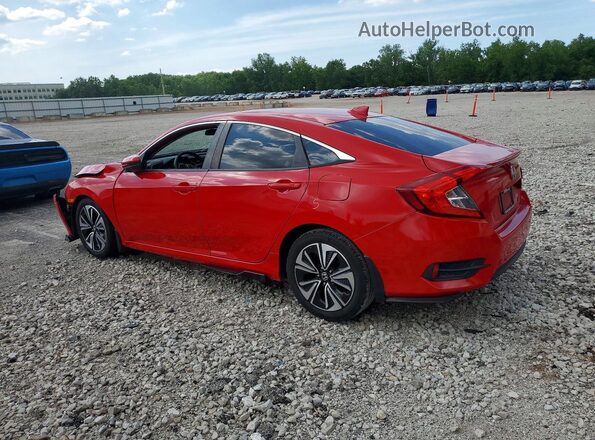 2HGFC1E37HH638121 2017 HONDA CIVIC Red Trasero izquierdo
