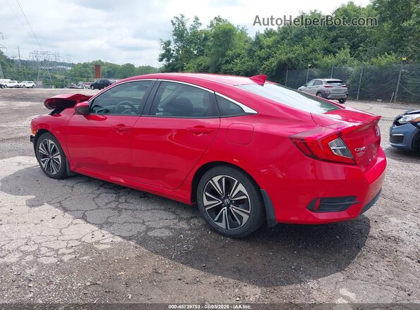 2HGFC1E38HH633302 2017 HONDA CIVIC Red Tył lewy