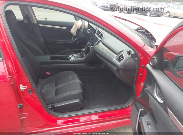 2HGFC1E38HH633302 2017 HONDA CIVIC Red Widok wnętrza z przodu