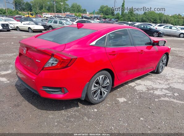 2HGFC1E38HH633302 2017 HONDA CIVIC Red Tył prawy