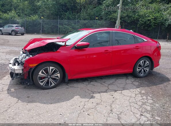 2HGFC1E38HH633302 2017 HONDA CIVIC Red Widok wnętrza 360 stopni