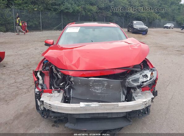 2HGFC1E38HH633302 2017 HONDA CIVIC Red Widok z przodu