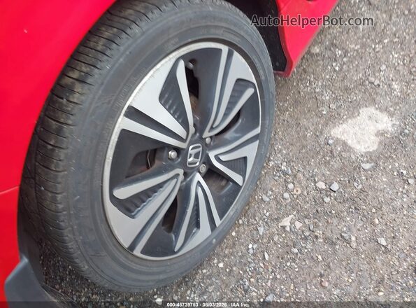2HGFC1E38HH633302 2017 HONDA CIVIC Red Widok deski rozdzielczej