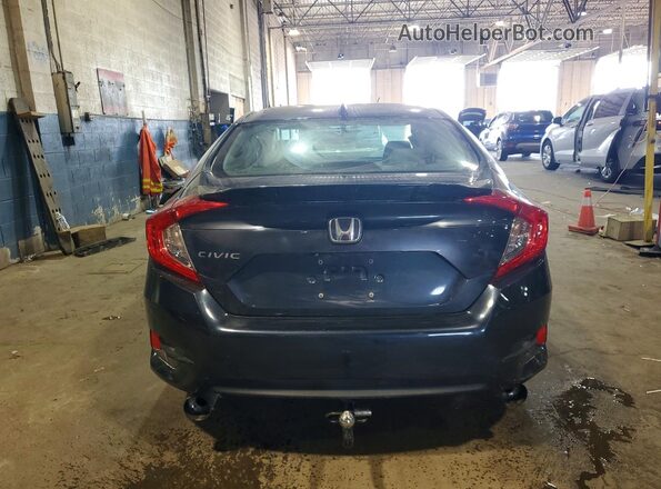 2HGFC1E39HH643756 2017 HONDA CIVIC Blue Widok z tyłu