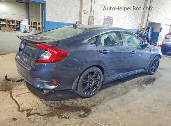 2HGFC1E39HH643756 2017 HONDA CIVIC Blue Tył prawy