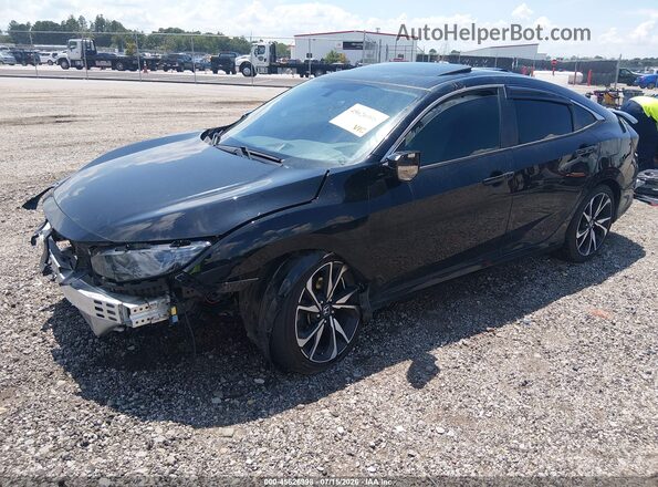2HGFC1E50HH701545 2017 HONDA CIVIC Black Front left