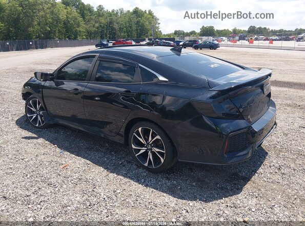 2HGFC1E50HH701545 2017 HONDA CIVIC Black Rear left