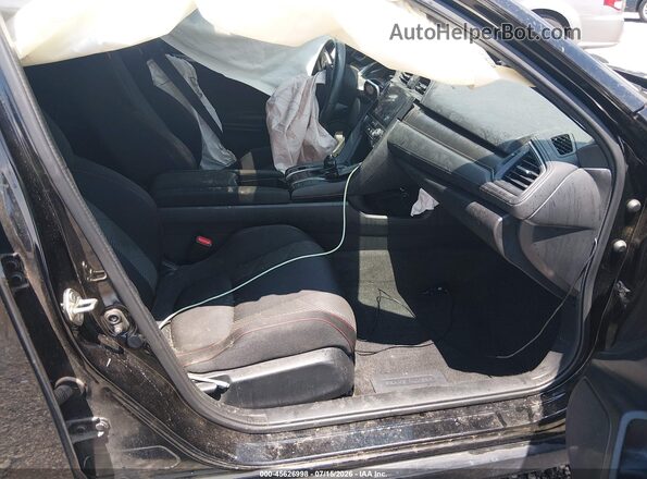 2HGFC1E50HH701545 2017 HONDA CIVIC Black Front interior view
