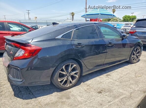 2HGFC1E50HH701609 2017 HONDA CIVIC Black Tył prawy