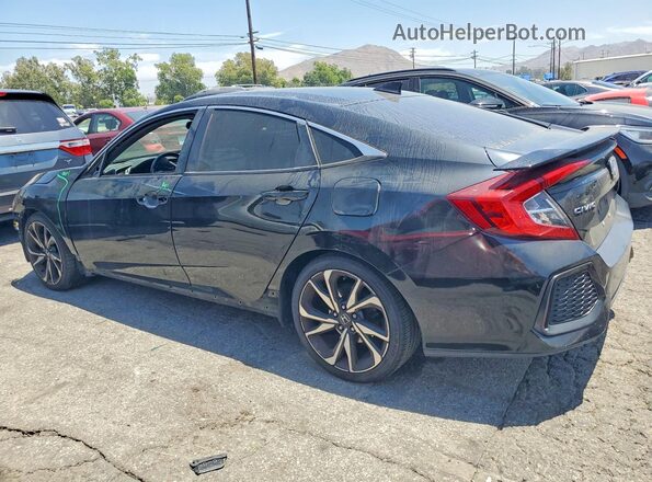 2HGFC1E50HH701609 2017 HONDA CIVIC Black Tył lewy