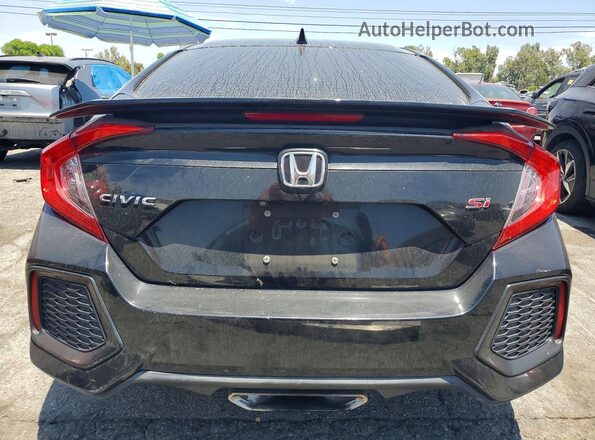 2HGFC1E50HH701609 2017 HONDA CIVIC Black Widok z tyłu
