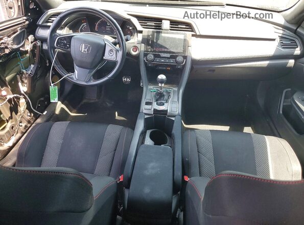 2HGFC1E50HH701609 2017 HONDA CIVIC Black Widok deski rozdzielczej