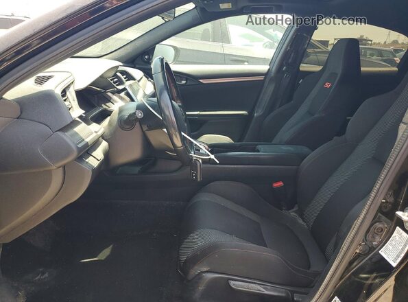 2HGFC1E50HH701609 2017 HONDA CIVIC Black Widok wnętrza z przodu