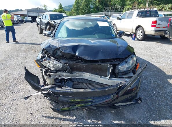 2HGFC1E50HH702310 2017 HONDA CIVIC Black Widok wnętrza z tyłu