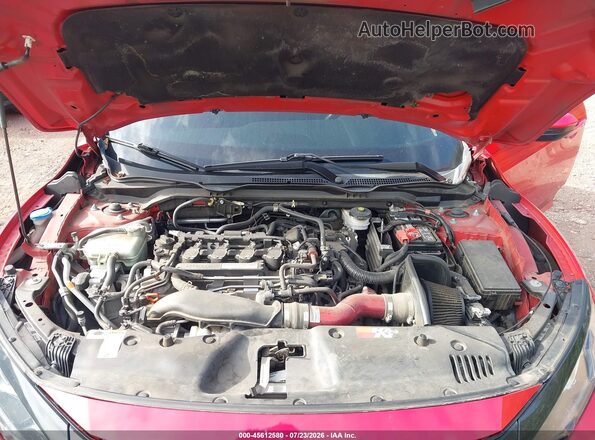 2HGFC1E50JH700790 2018 HONDA CIVIC Red Vista trasera