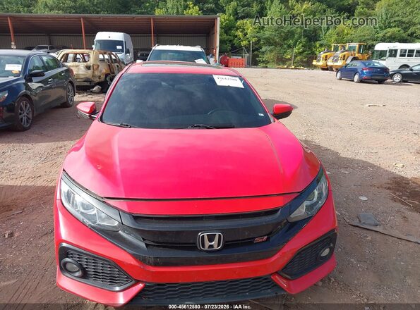 2HGFC1E50JH700790 2018 HONDA CIVIC Red Vista del cuadro de instrumentos