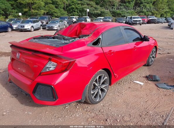 2HGFC1E50JH700790 2018 HONDA CIVIC Red Trasero derecho